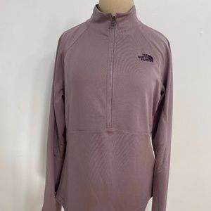 Mauve Quarter zip Northface